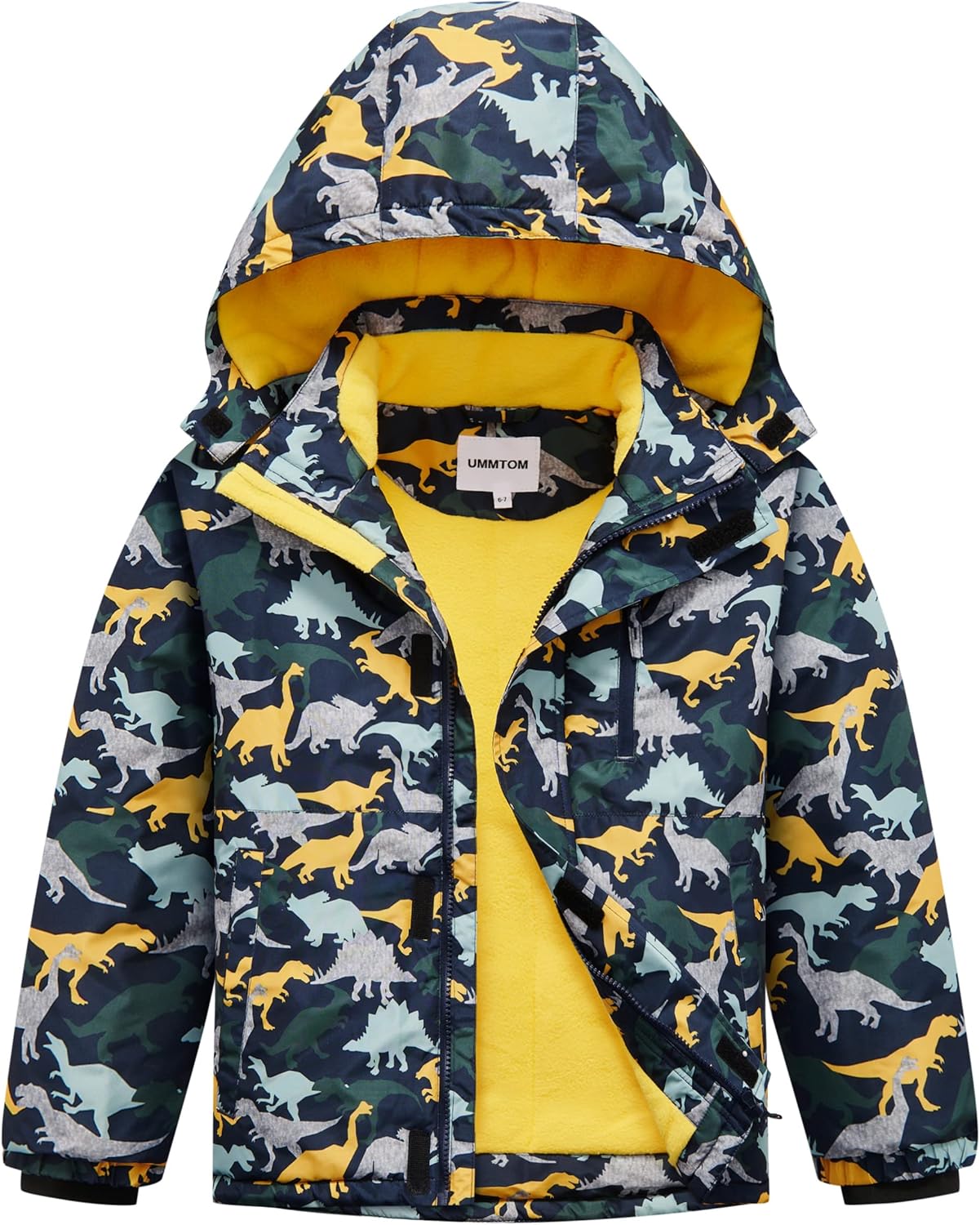 Boys Waterproof Ski Jacket for Winter Activities and Fun