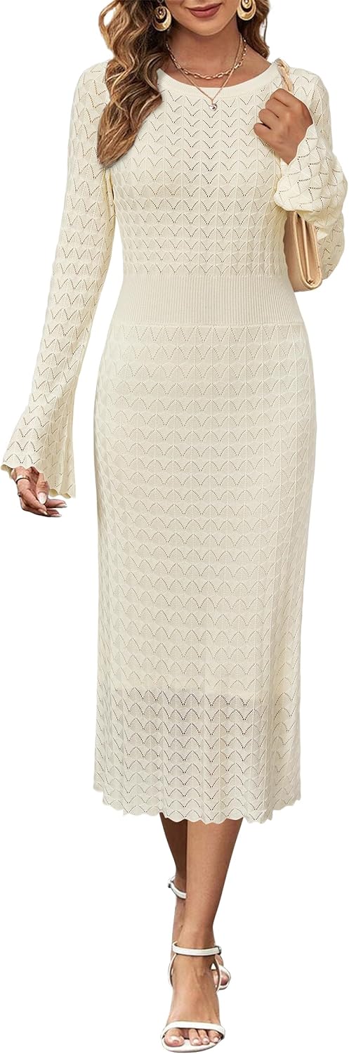 Newshows Women Fall Sweater Dresses for Business and Casual Wear
