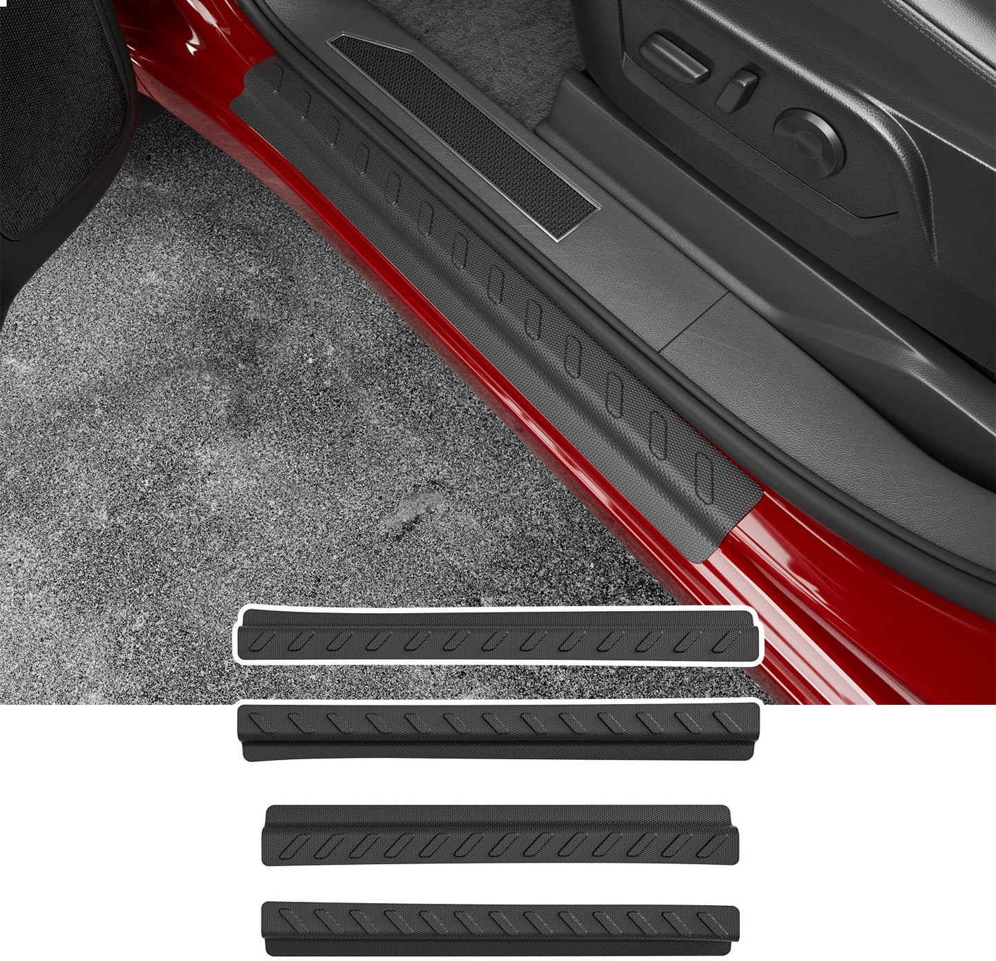 Exterior Door Sill Protector for 2019-2025 Chevy Silverado Models