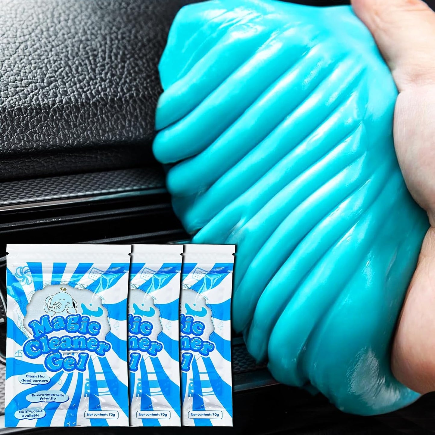 Universal Car Cleaning Gel - Dust Removal Kit