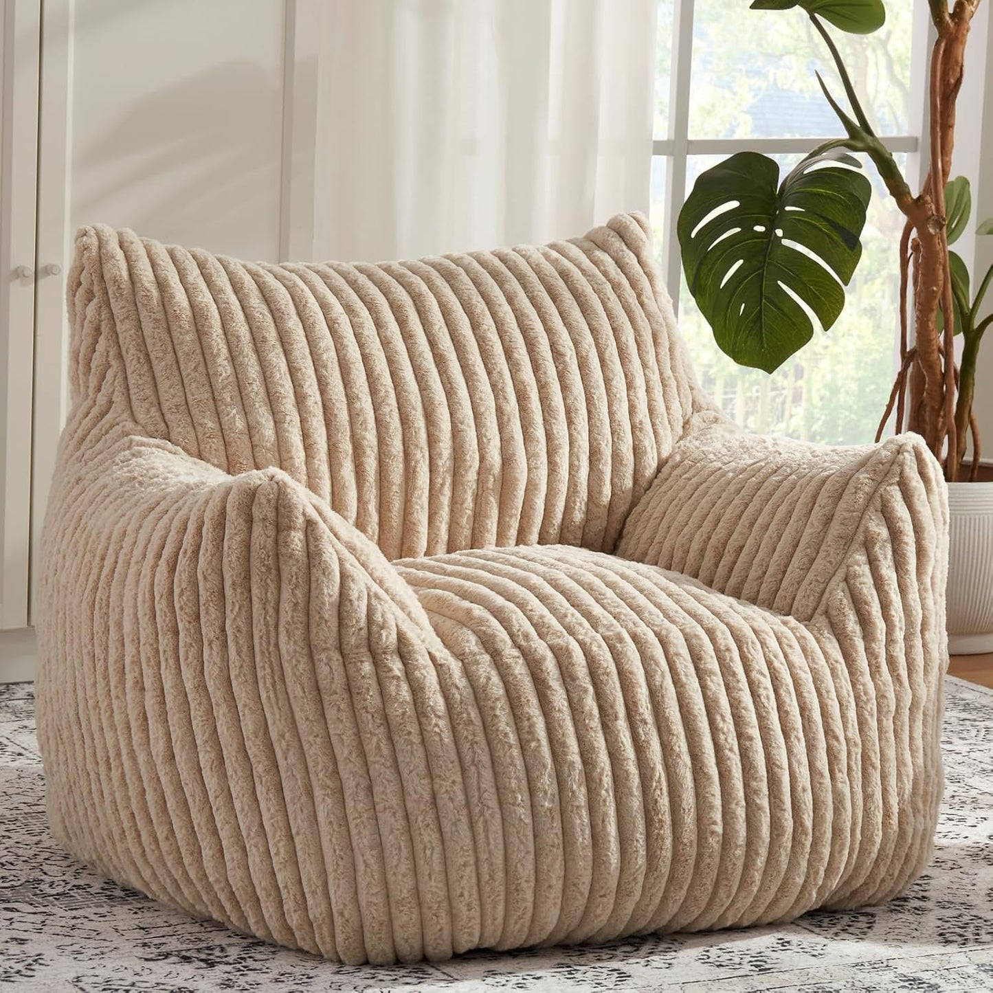 Plush Giant Bean Bag Chair: Cozy Comfort for All Ages