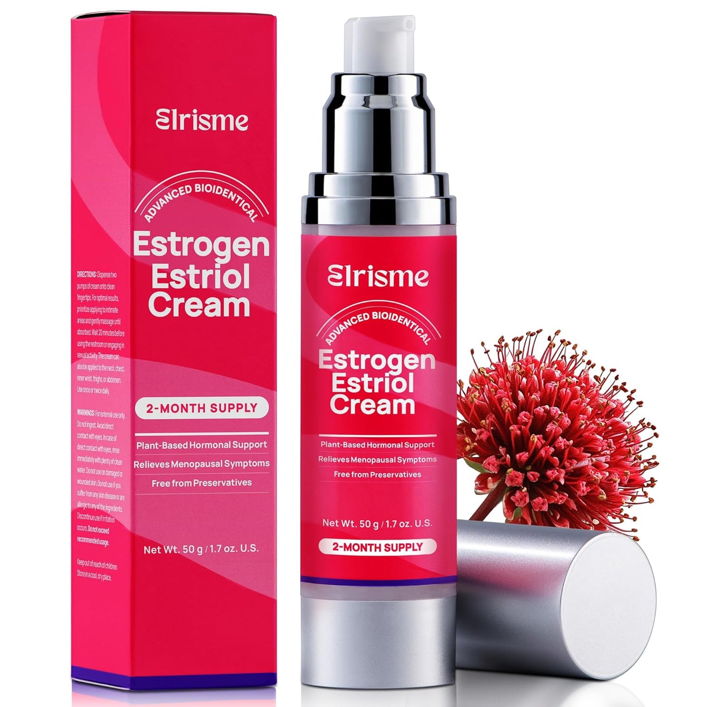 Estriol Cream for Women Menopause Relief and Hormone Balance