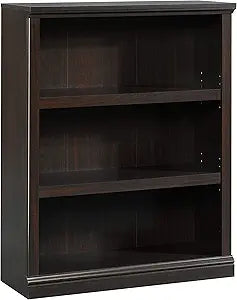 Sauder Select Collection 3-Shelf Bookcase in Jamocha Wood Finish