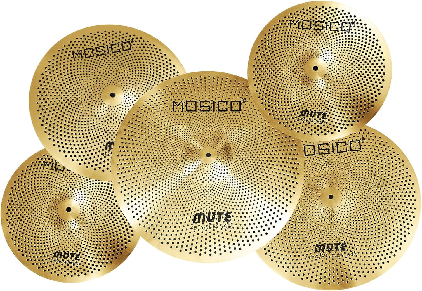 Low Volume Cymbal Pack for Quiet Practice and Performance