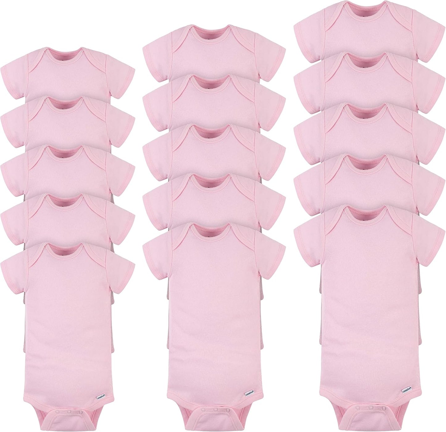 Gerber Unisex Baby 15 Piece Onesies Bodysuit Multi Size Pack