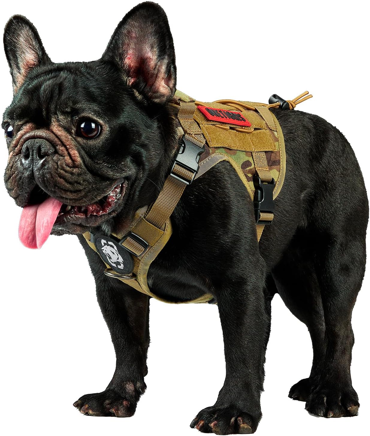 Tactical Dog Harness Vest for Large Medium Dogs - Camo Style