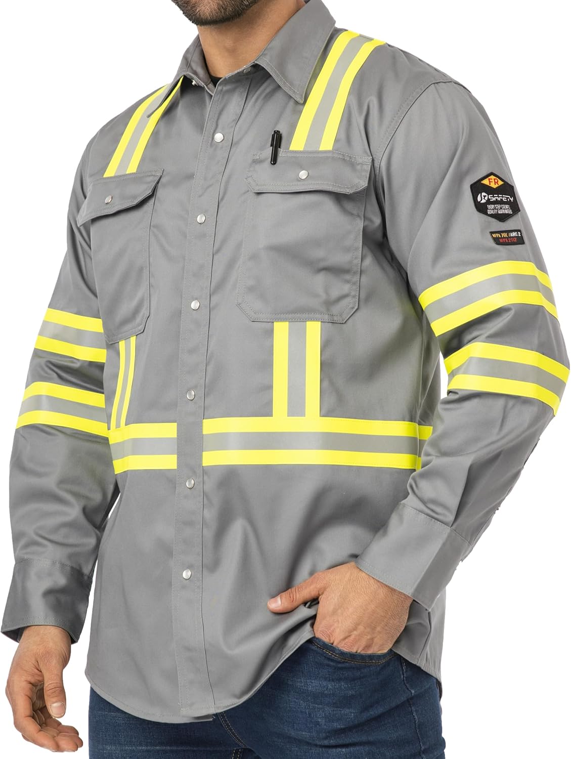 JKSafety 7oz FR Shirts for Men Women - Flame Resistant Workwear