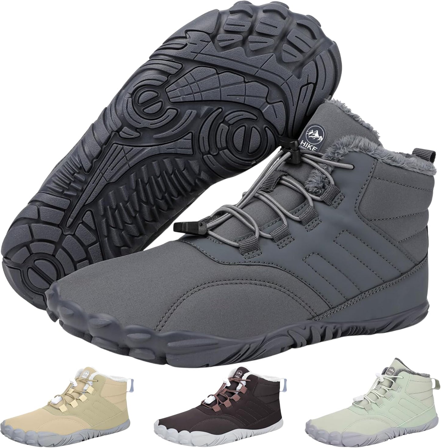 Caspar Pro HF Non-slip Winter Barefoot Shoes for Comfort