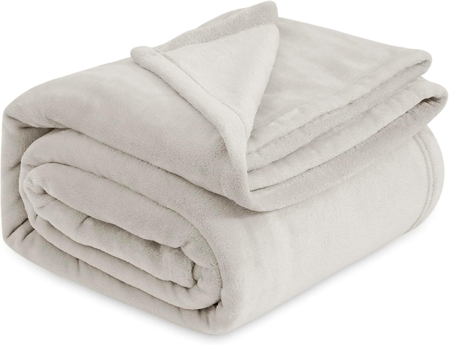 Bedsure GentleSoft Fleece Bed Blanket Full Size for Cozy Comfort