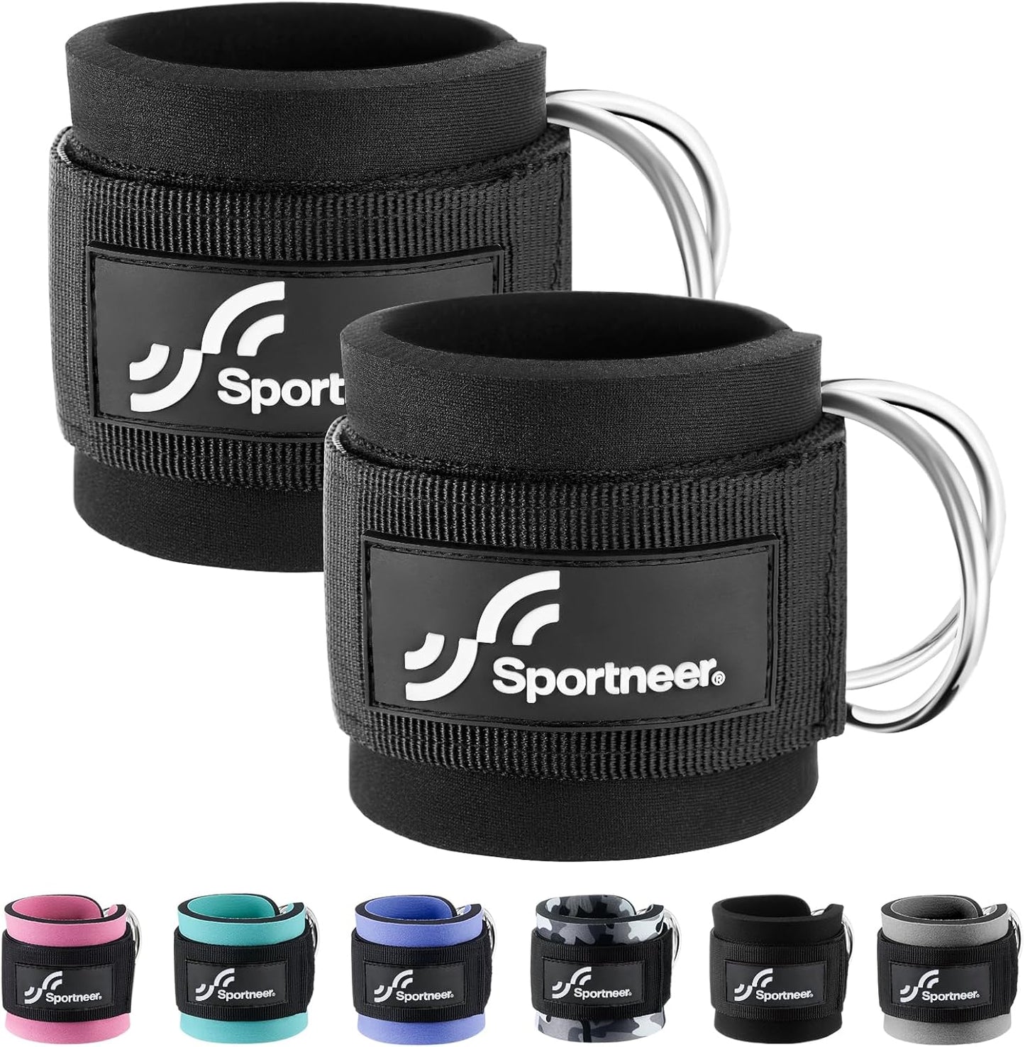 Sportneer Cable Kickback Ankle Straps - Tone Glutes