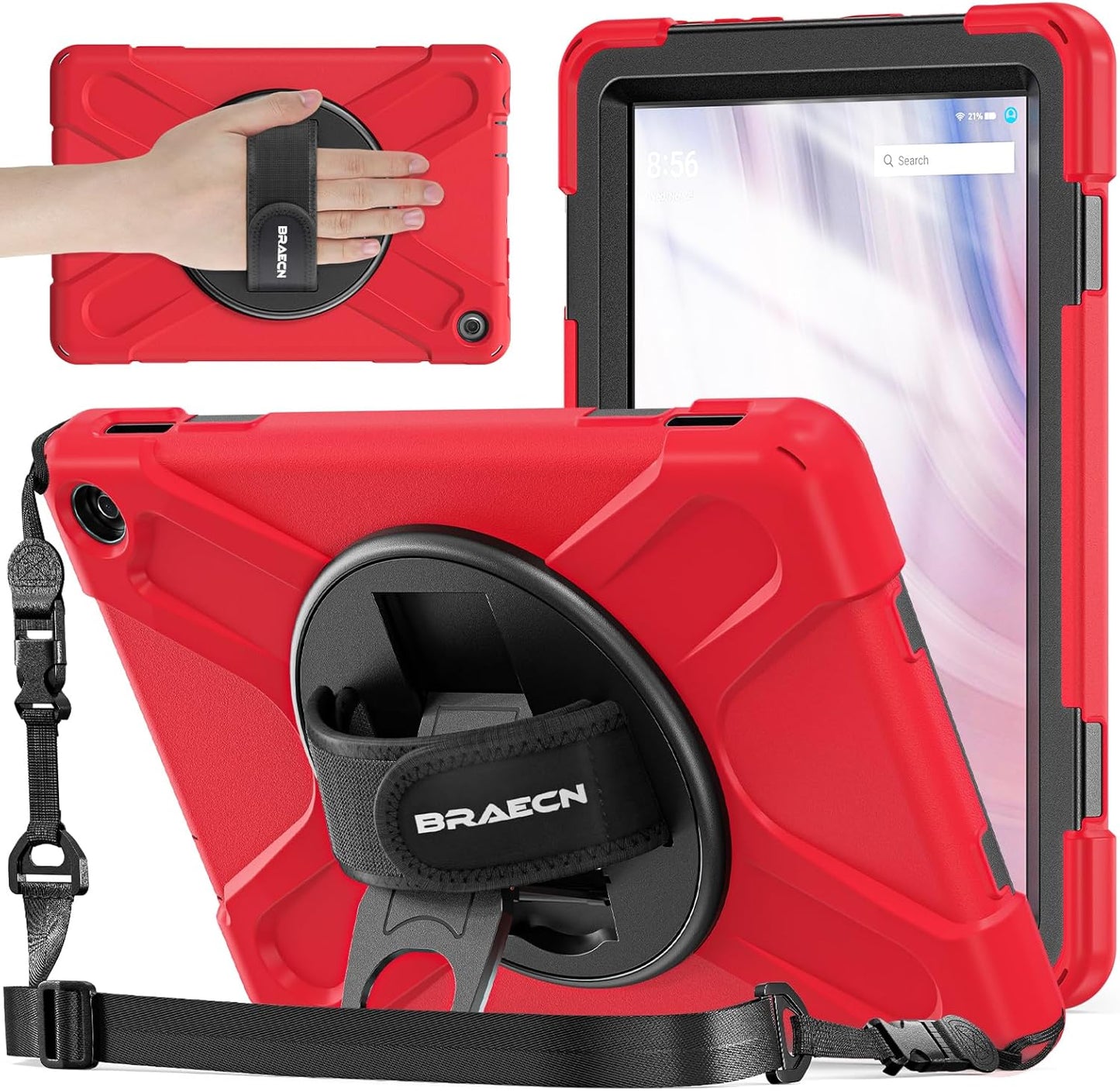 Shockproof Rugged Case for Fire HD 10 Tablet 13th Gen 2023