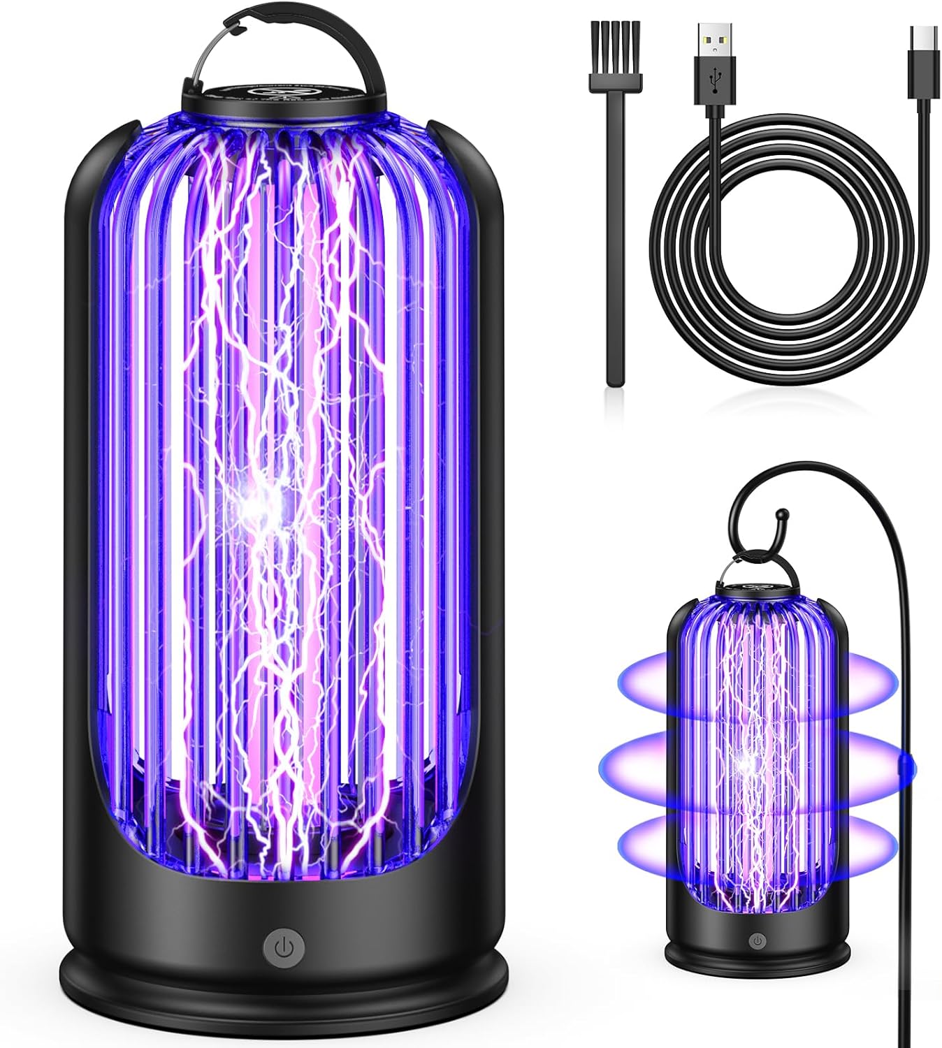 Fly Zapper Indoor Rechargeable Mosquito Killer for Home Use