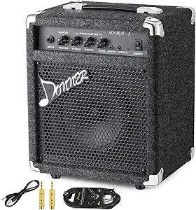 Donner Bass Amp 15W Electric Practice Bass Combo AMP Review