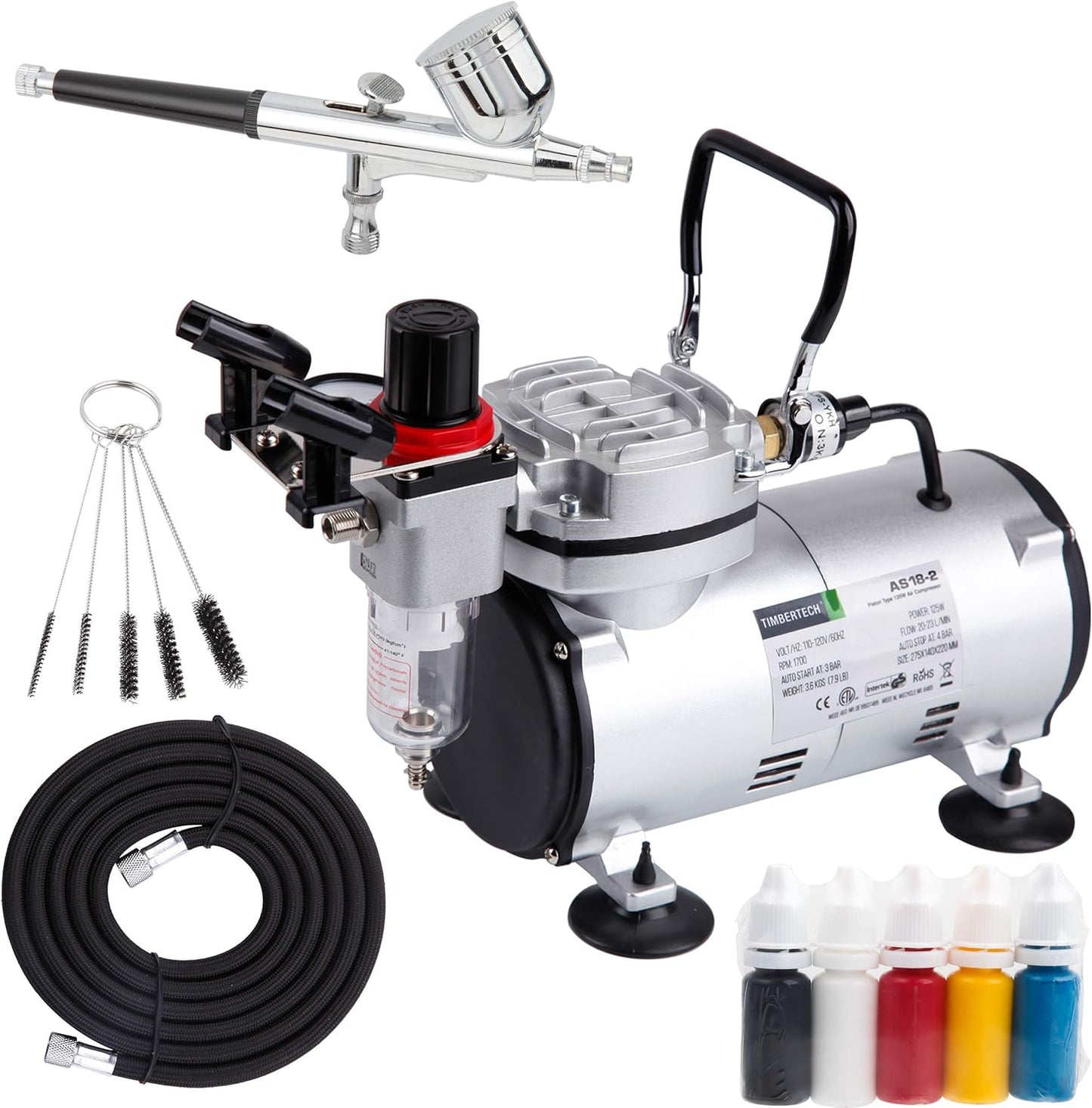 Timbertech Airbrush Kit: Perfect for Hobby & Makeup
