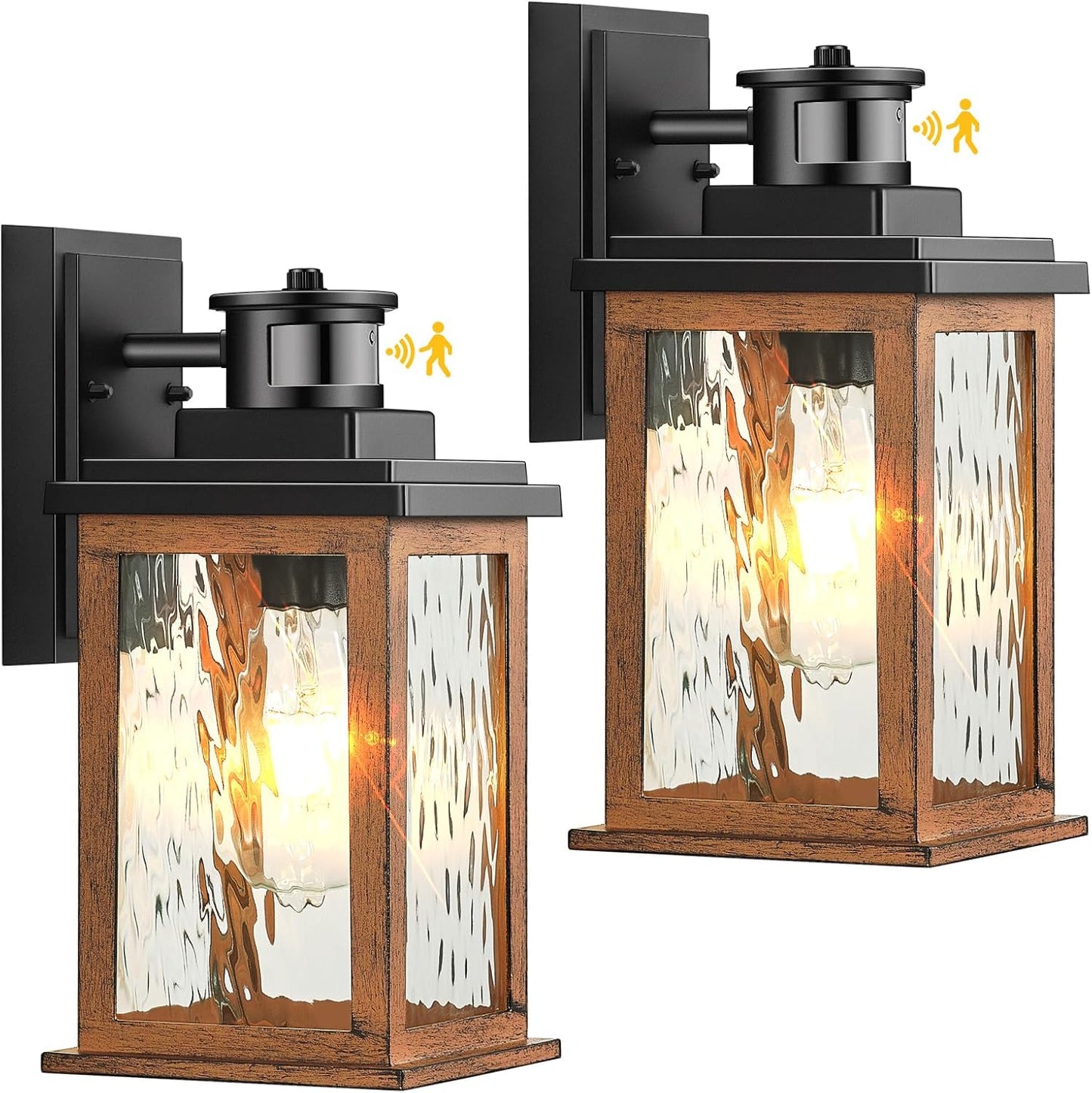 VIANIS Dusk to Dawn Outdoor Lighting with Motion Sensor Design