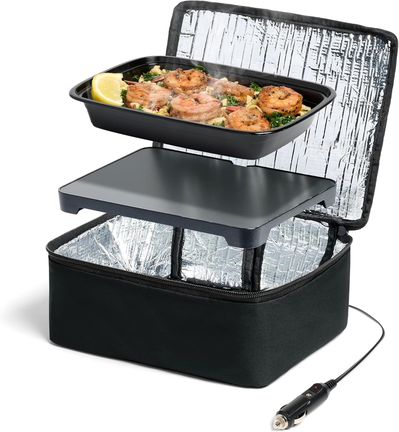 HOTLOGIC Mini Heated Lunch Box - Perfect for Work and Travel