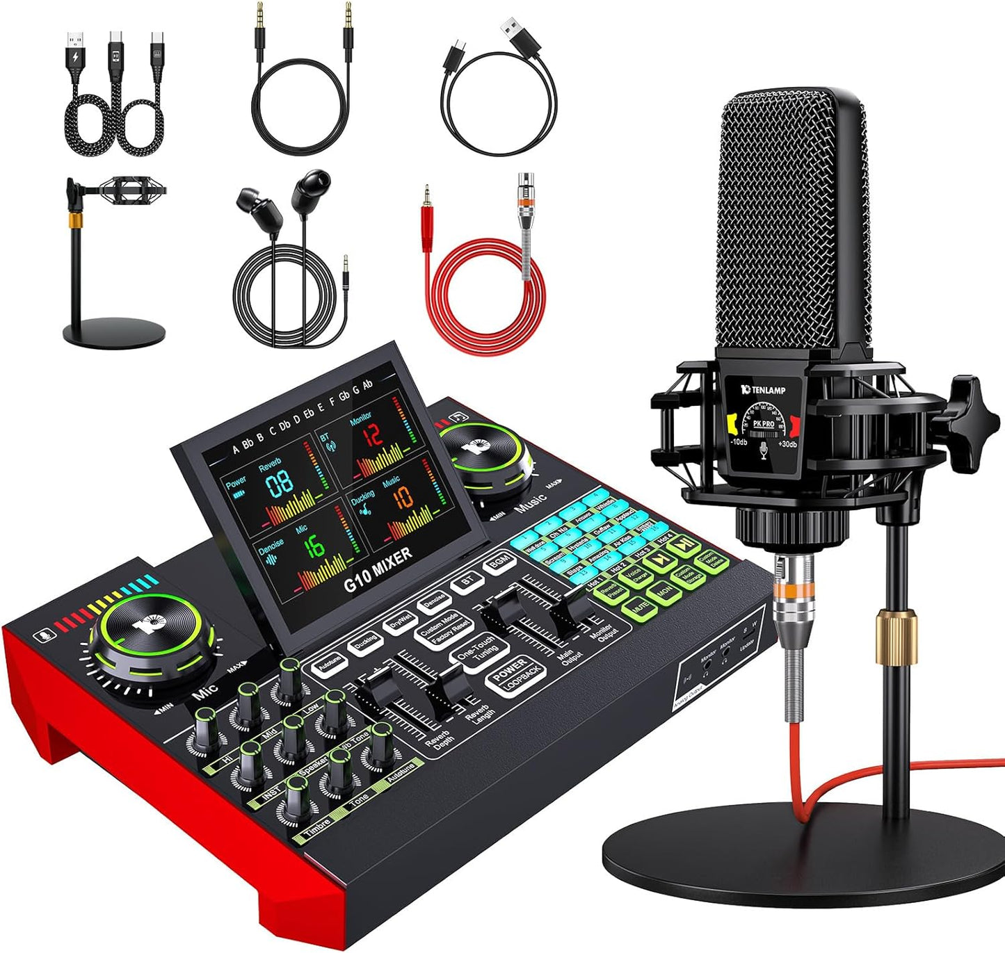 Professional Podcast Equipment Bundle for Streaming and Recording