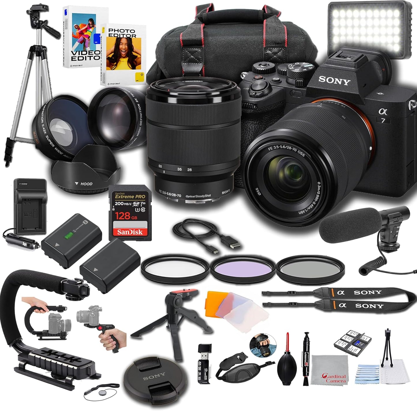 Sony A7 IV Mirrorless Digital Camera Bundle with 28-70mm Lens