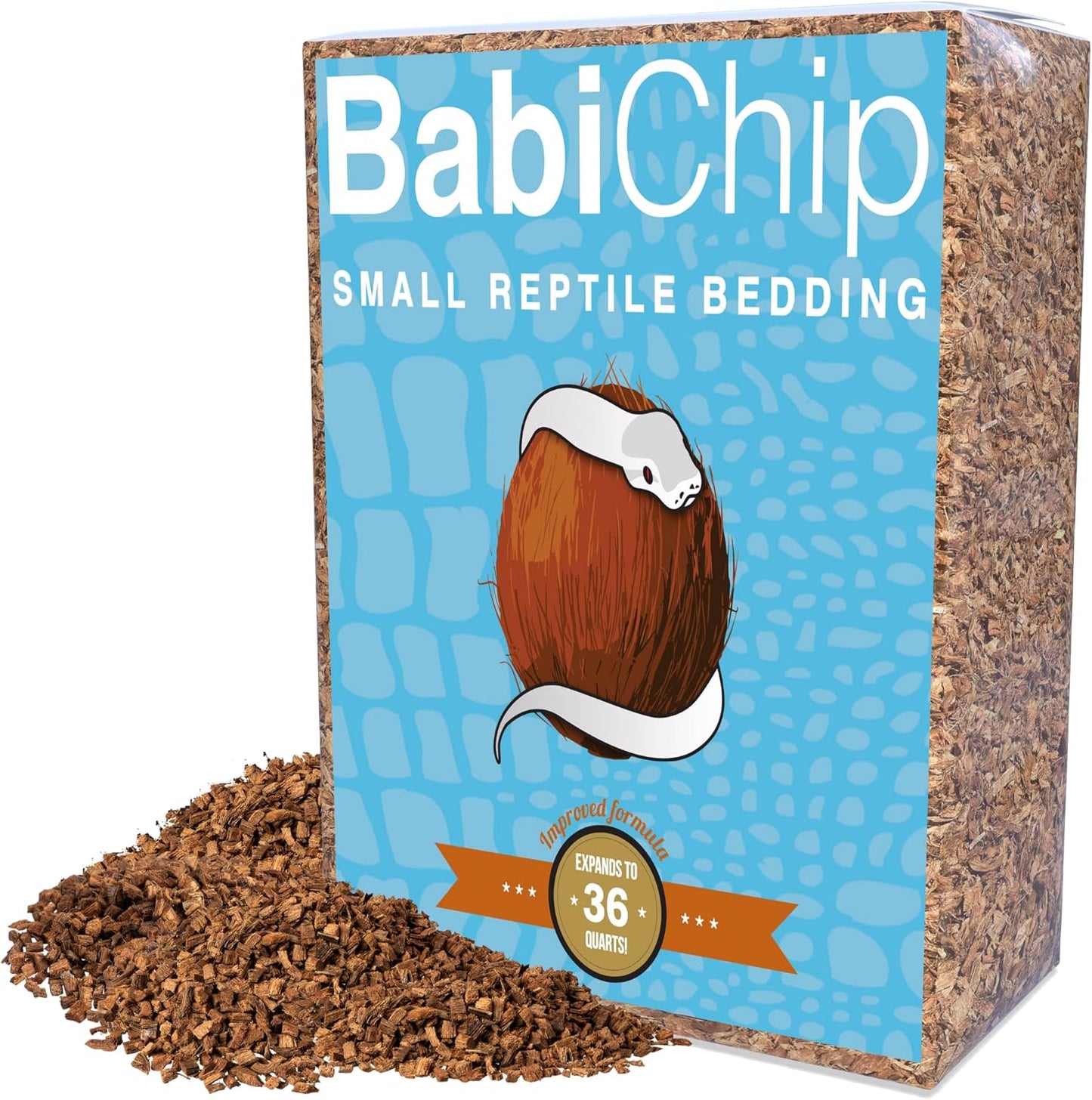 BabiChip Coconut Substrate for Reptiles - Ideal Bedding Choice