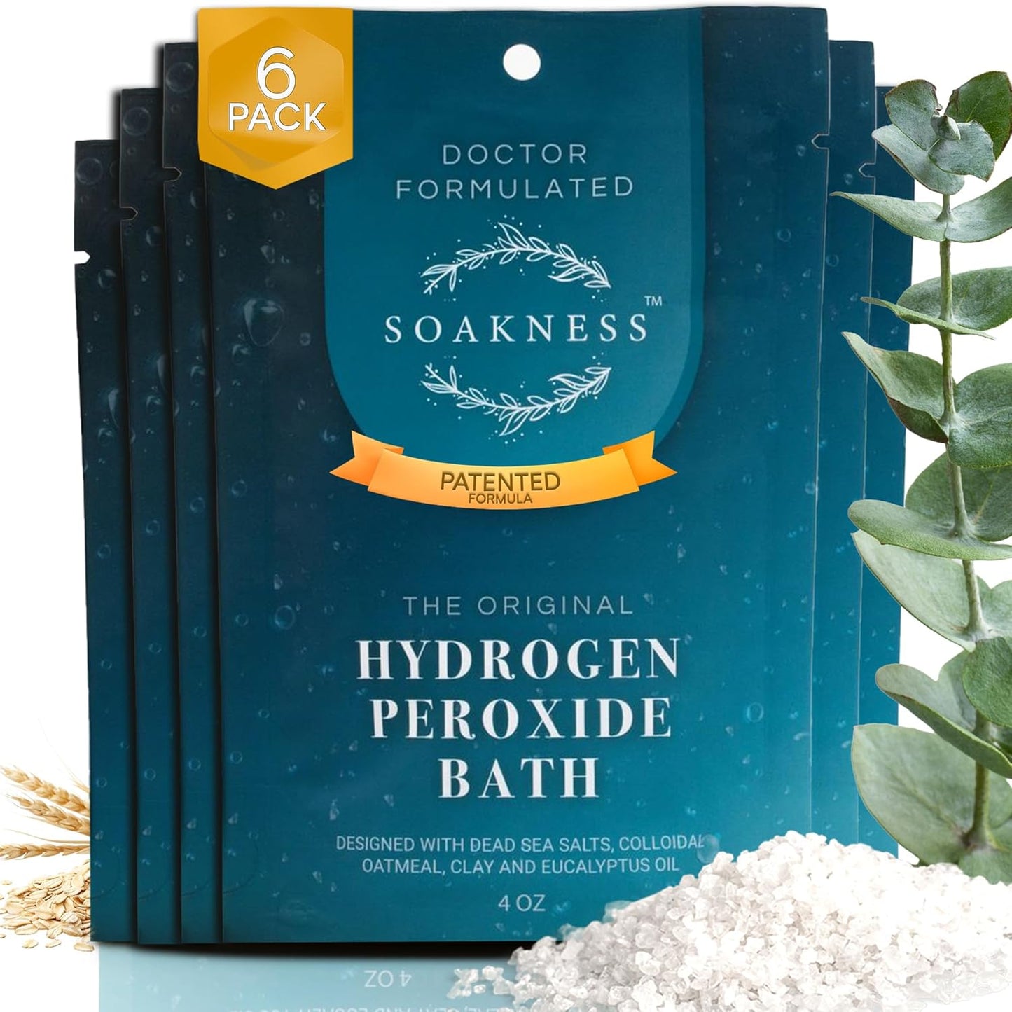 Hydrogen Peroxide Epsom Salt Bath Soak for Muscle Recovery