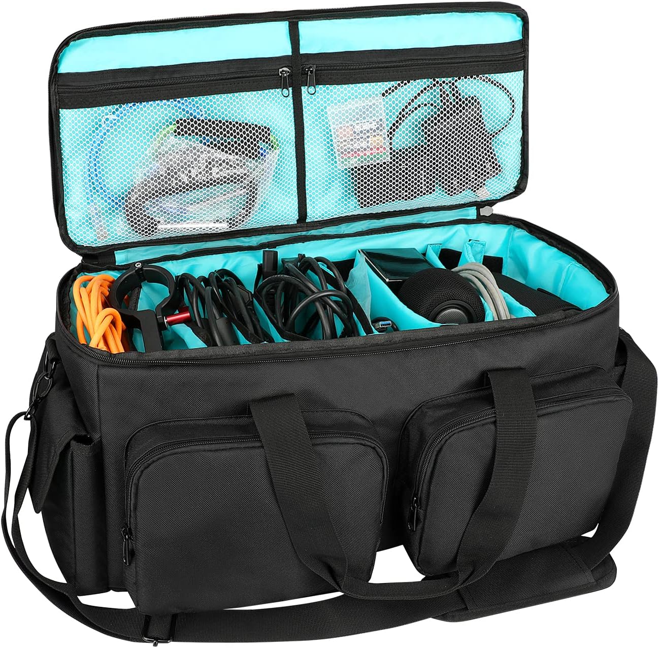 SAVIOUR DJ Cable File Bag for Organized Audio and Visual Cables