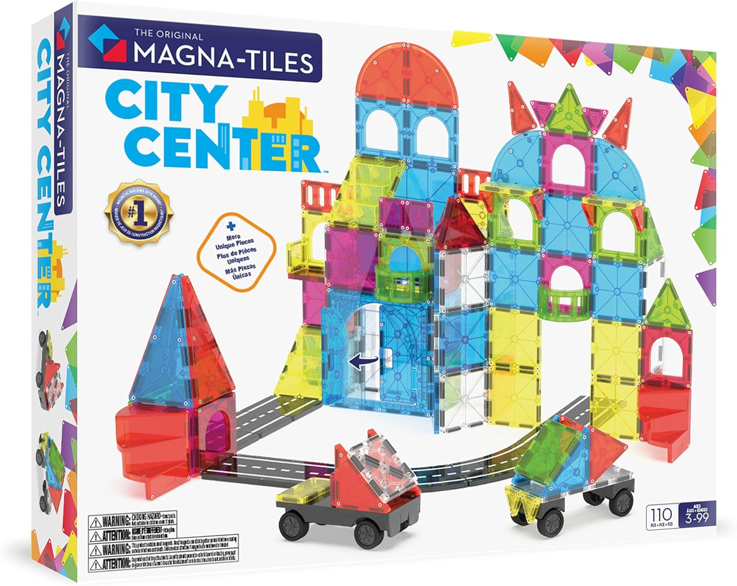 MAGNA-TILES City Center 110-Piece Magnetic Construction Set Review