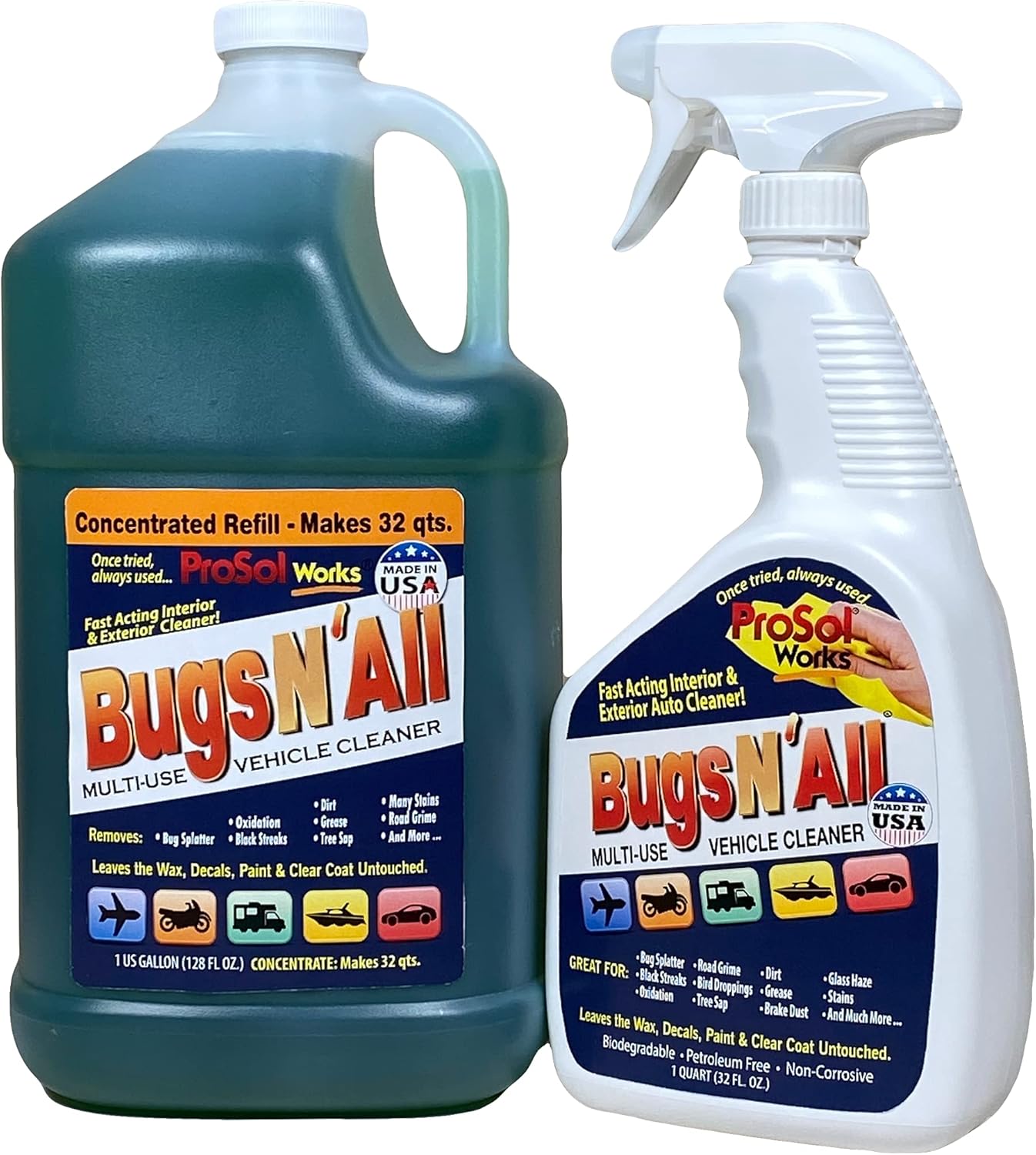 Bugs N All Multipurpose Car Cleaner & Degreaser for All Surfaces
