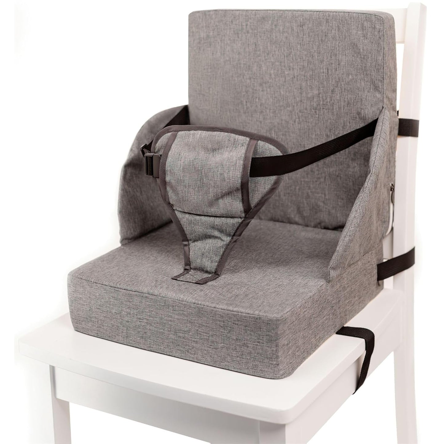 Toddler Booster Seat for Dining Table with Adjustable Straps