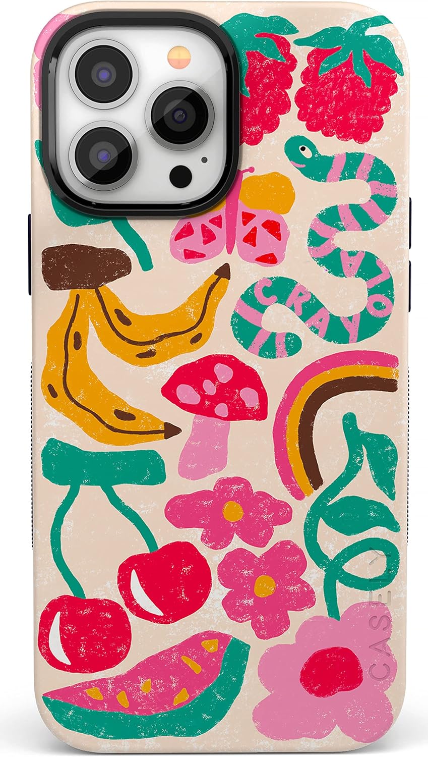 Casely iPhone 12/12 Pro Case with MagSafe - Doodle Bug Design
