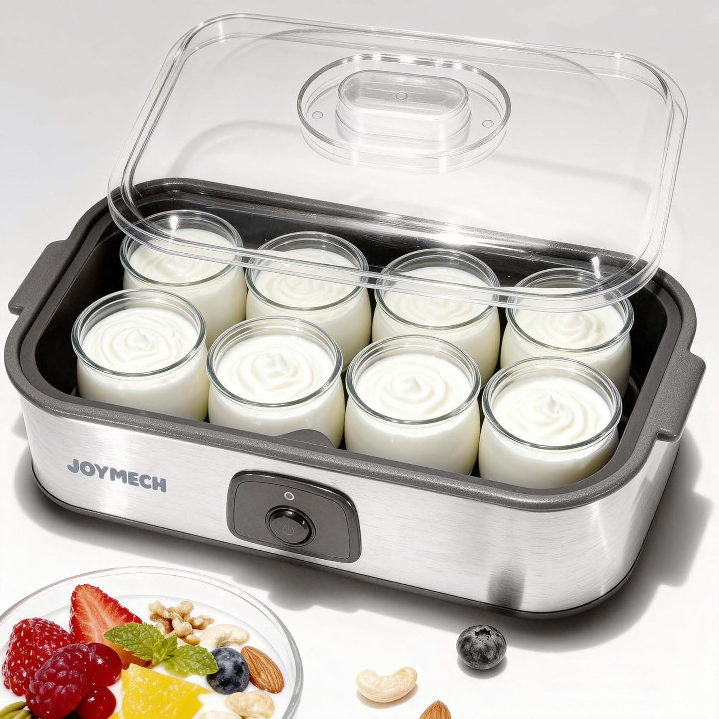 Yogurt Maker Machine with 8 Glass Jars for Homemade Yogurt