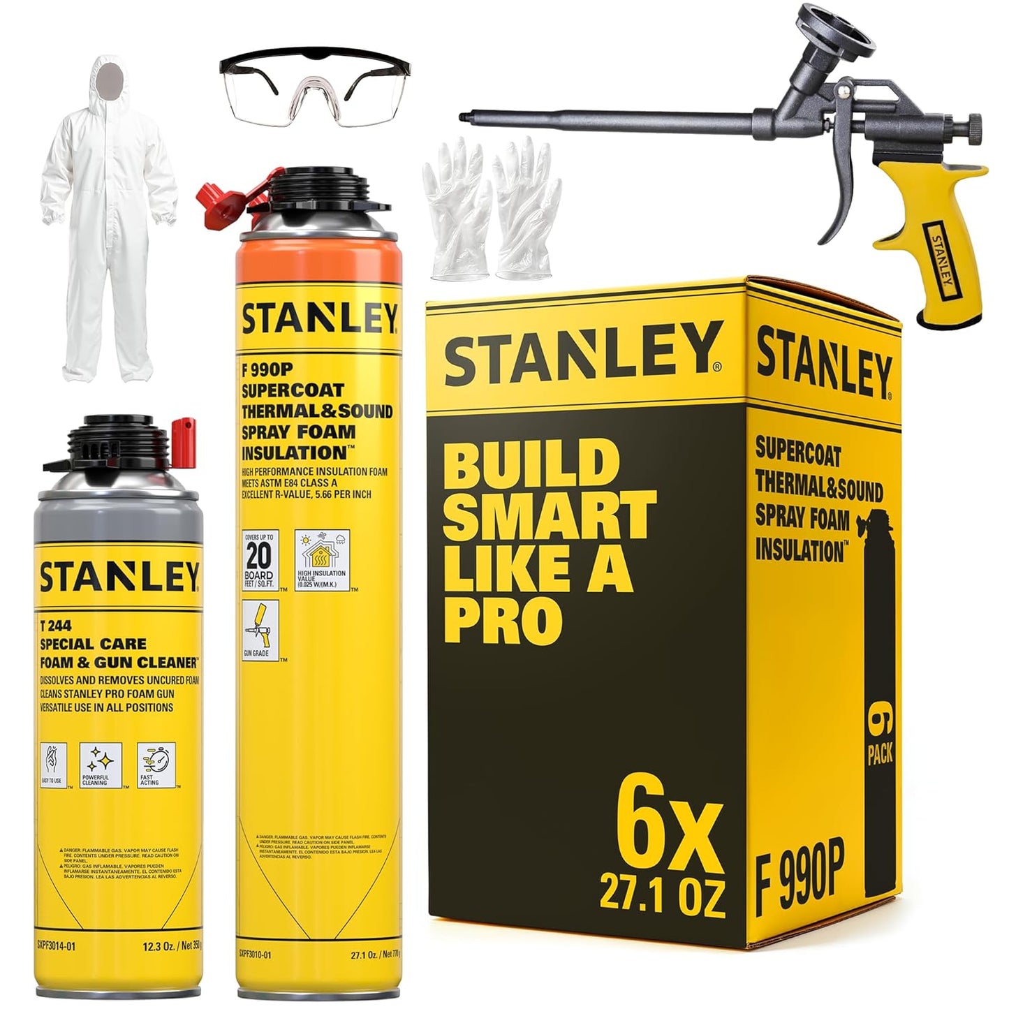 STANLEY F 990P Supercoat Spray Foam Insulation Kit Review