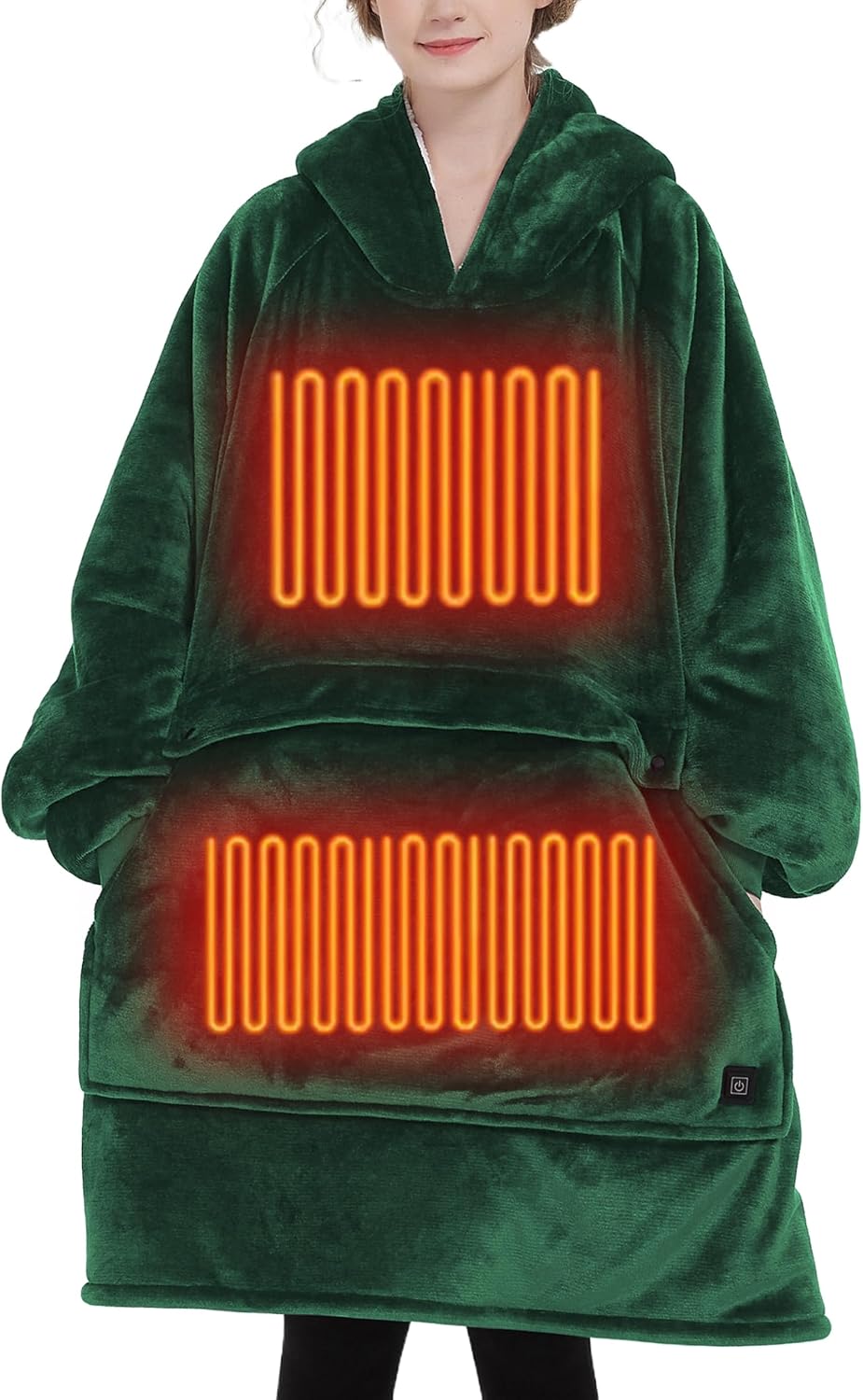 Heated Electric Wearable Blanket Hoodie for Ultimate Comfort