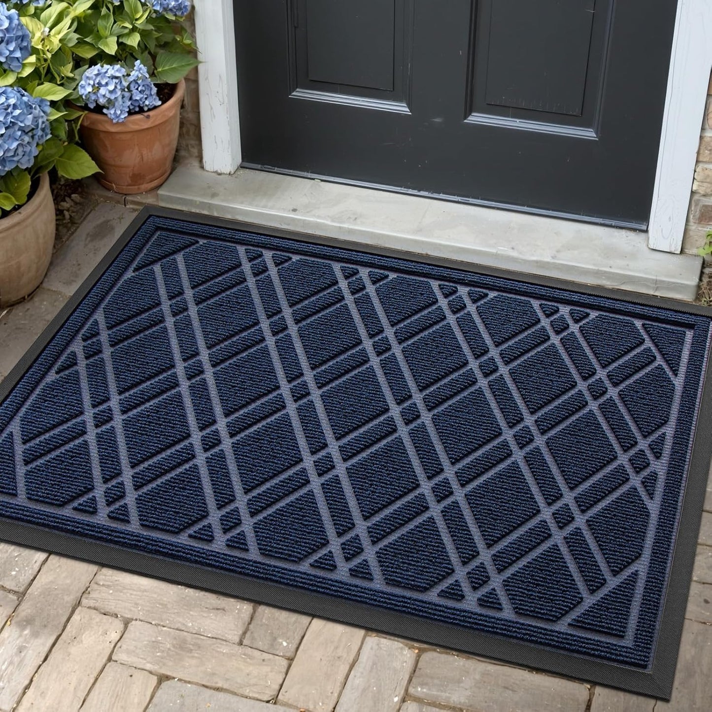 DEXI Front Door Mat Outside Entrance for All Seasons and Durability
