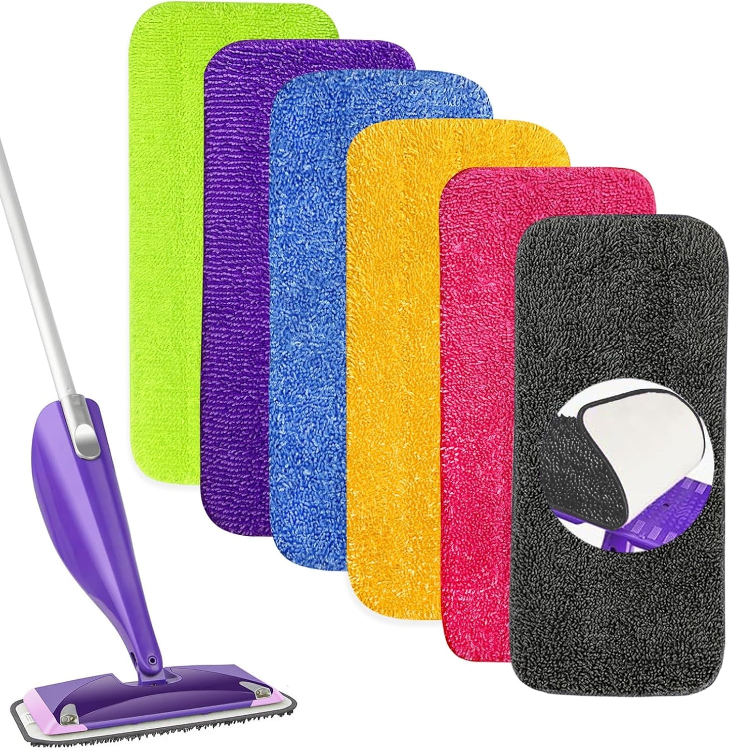 Washable Microfiber Swiffer Pads - 6 Pack