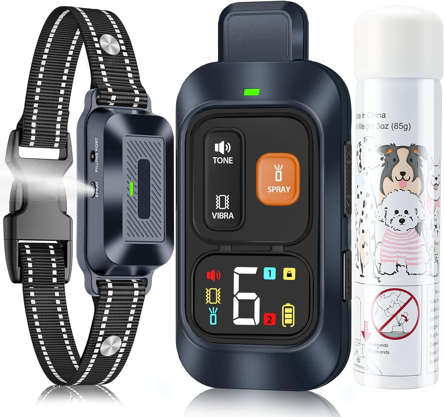 Citronella Dog Training Collar with Remote Control for All Breeds