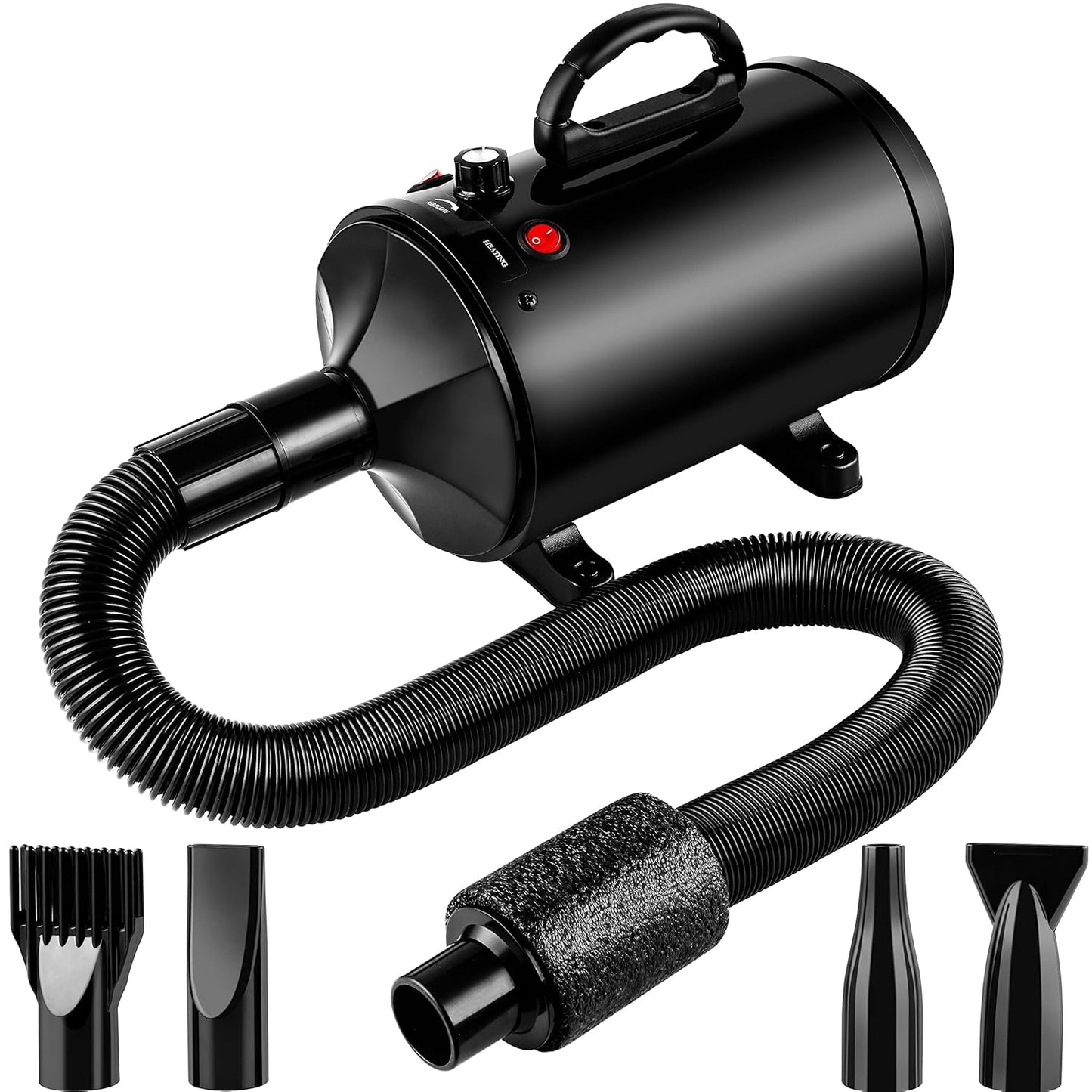 Elevon Pet Hair Dryer 3.8HP High Power Grooming Tool for All Breeds