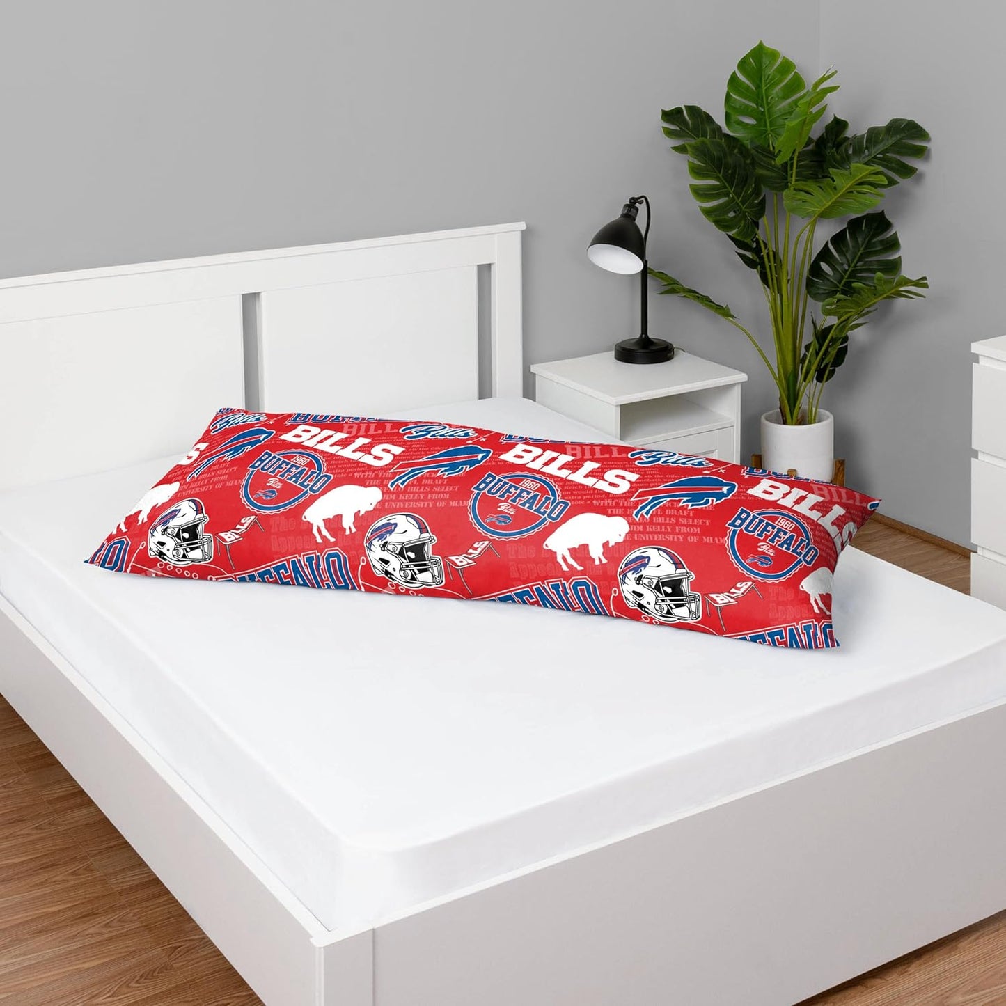 NFL Team Logo Printed Plush Body Pillow for Ultimate Comfort