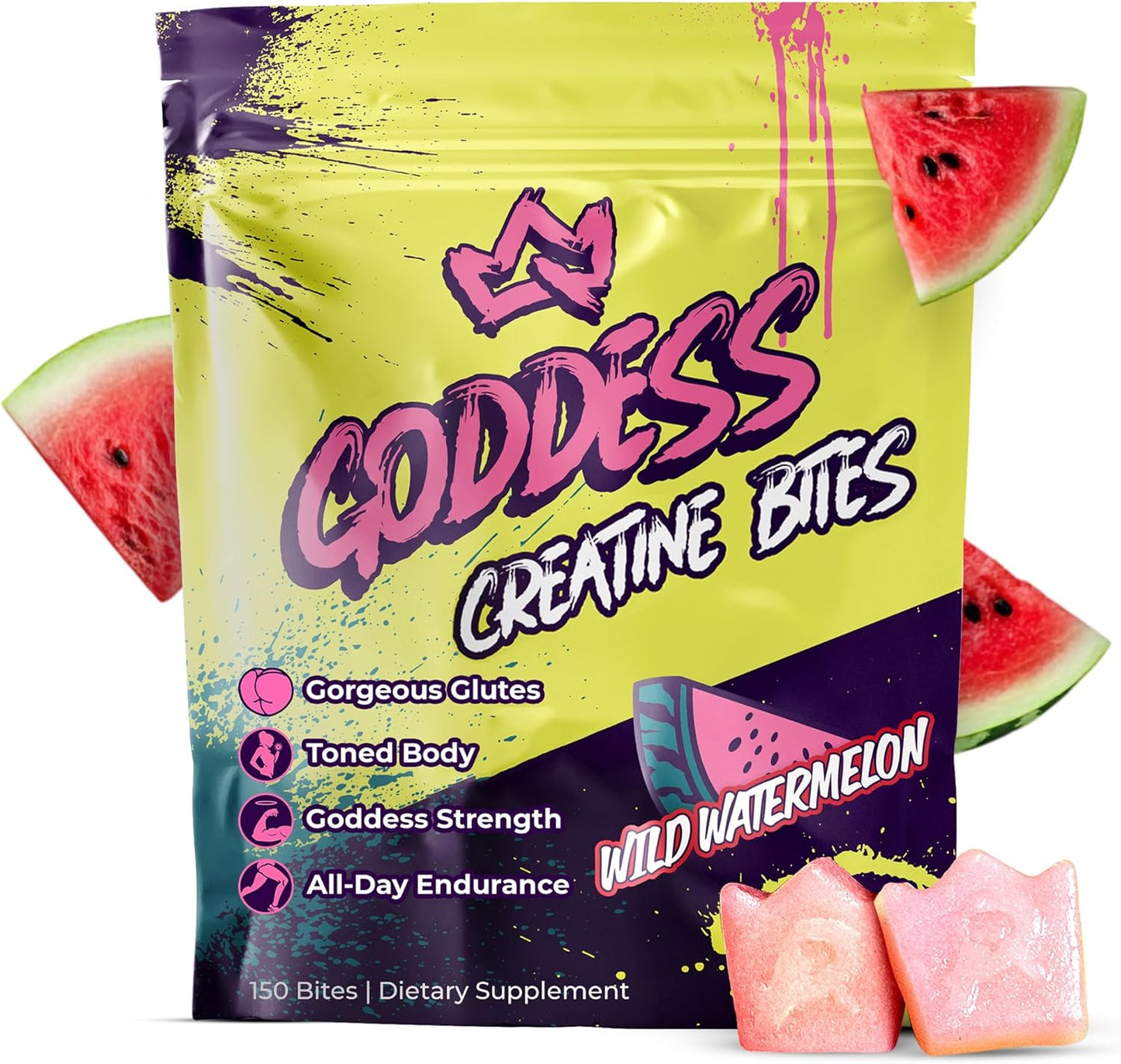 Goddess Creatine Gummies for Women | Low-Sugar Muscle Builder