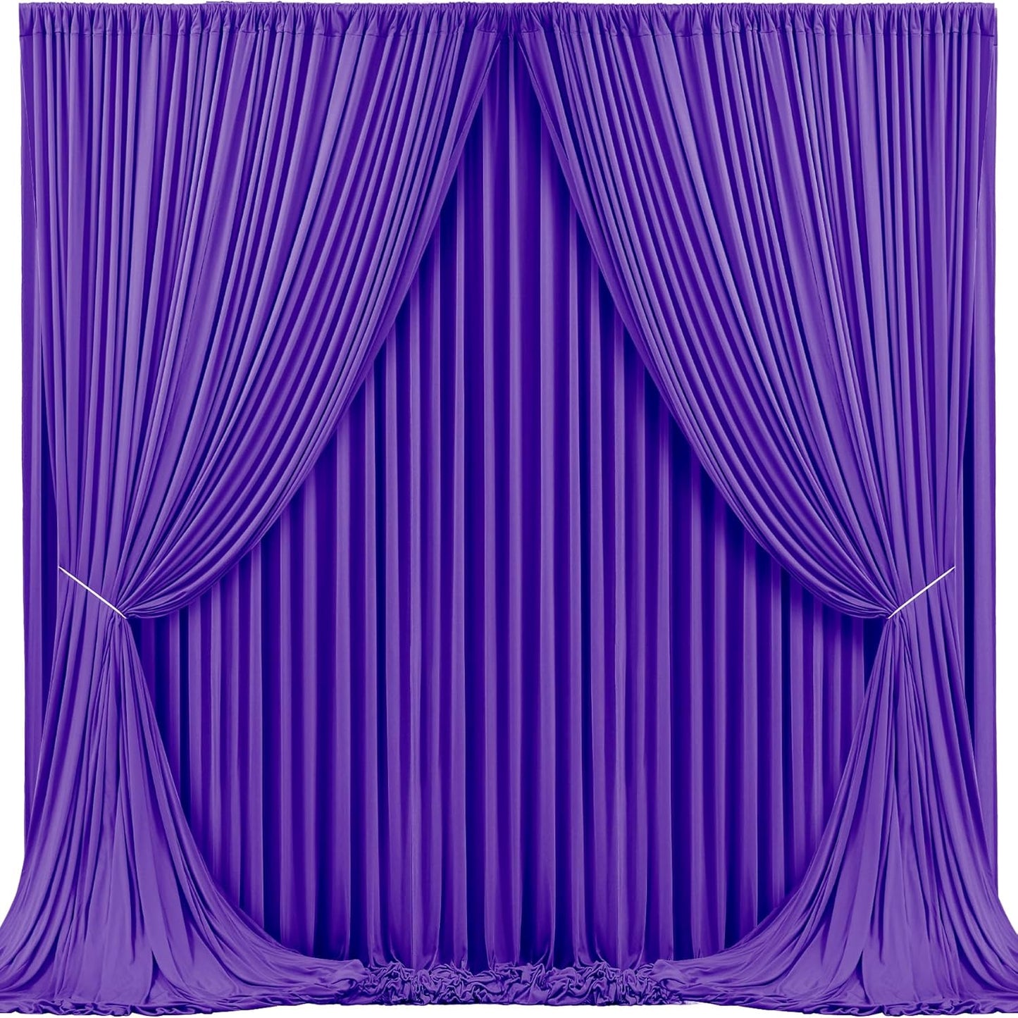 Purple Backdrop Curtains for Photography - 4 Panels 16X10FT