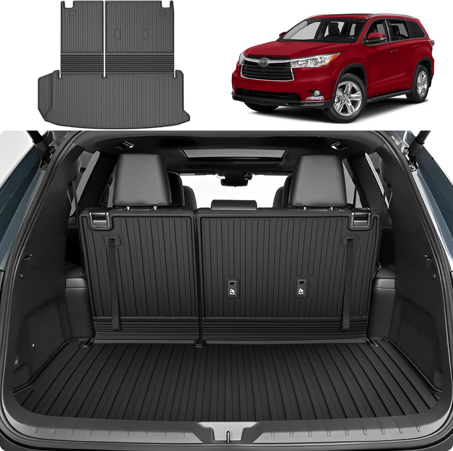 AOMSAZTO Cargo Mat for 2024 2025 Toyota Grand Highlander