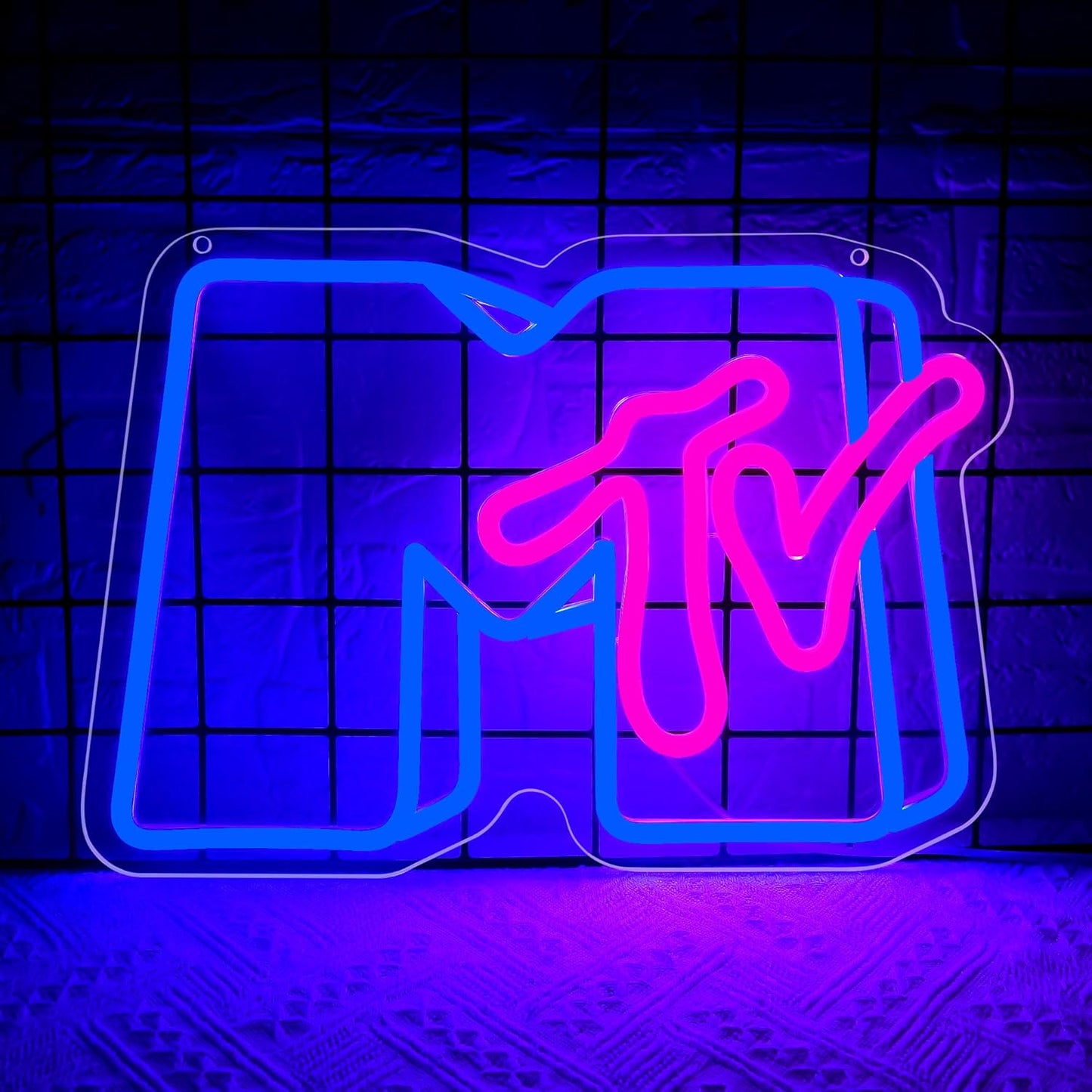 Vibrant Music Neon Sign for Wall Decor - Dimmable LED Light