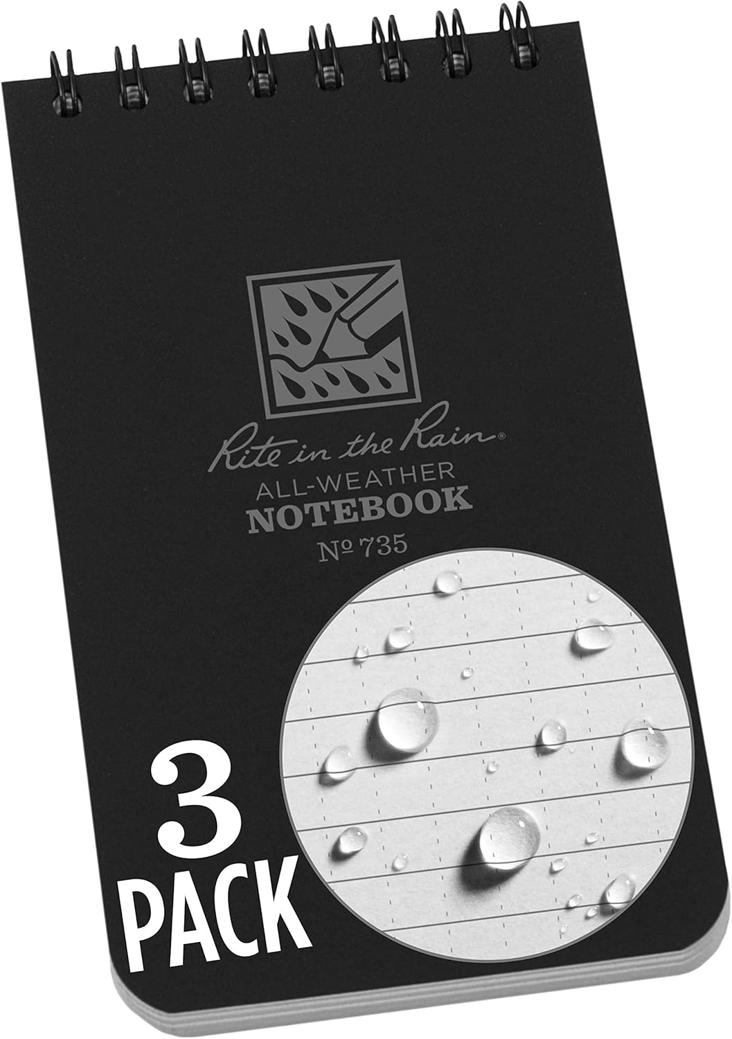 Waterproof 3x5 Notebook Trio by Rite in the Rain