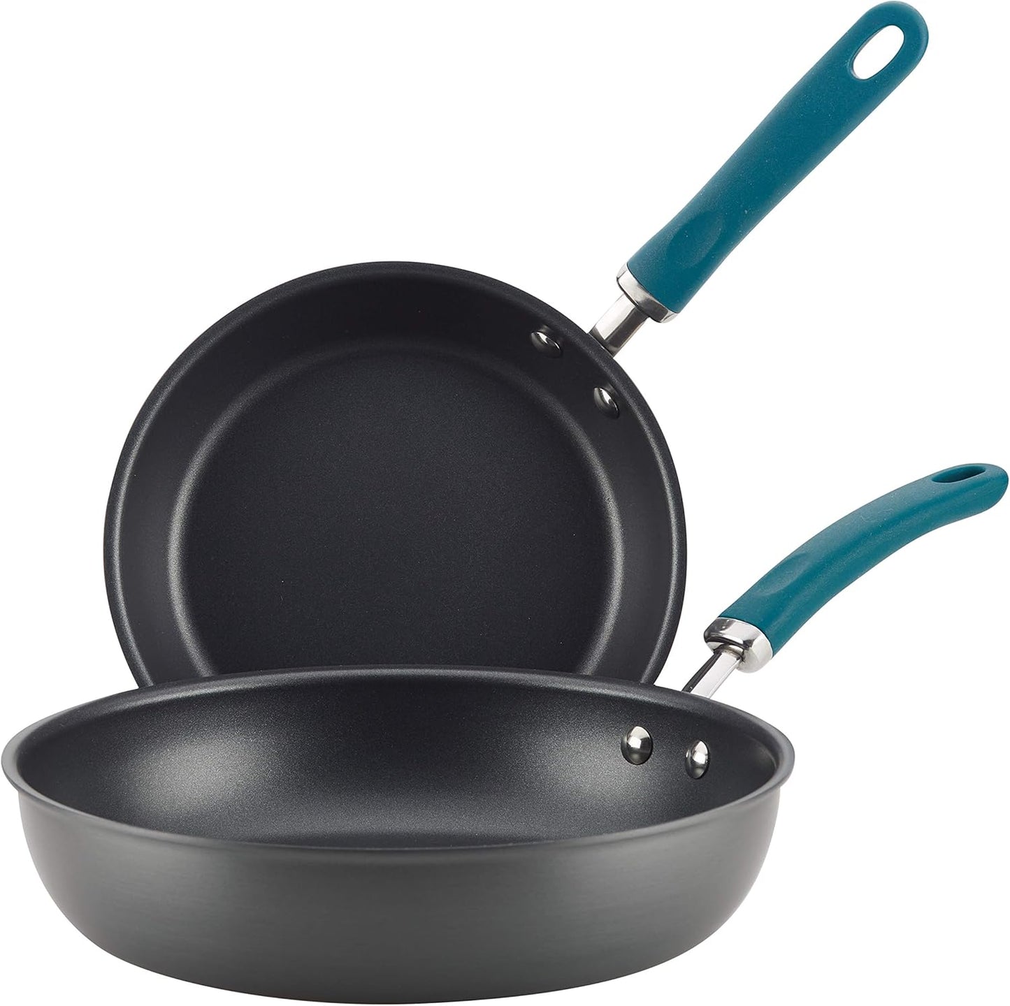 Rachael Ray Create Delicious Deep Hard Anodized Fry Pan Set