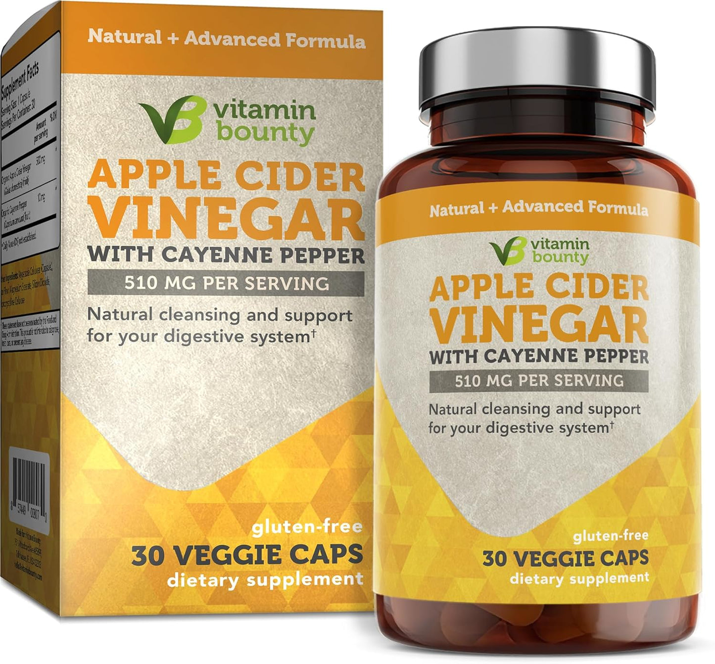 Digestive Support Powerhouse: ACV & Cayenne Capsules