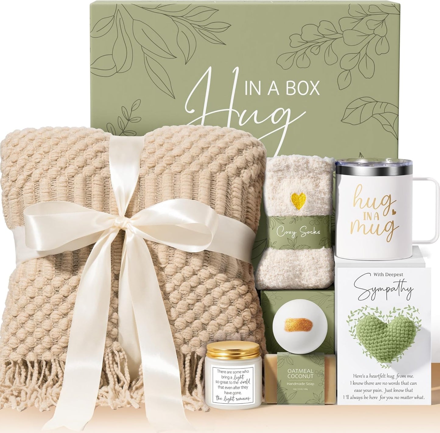 Sympathy Gift Baskets for Loss of Loved One - Comforting Care Package