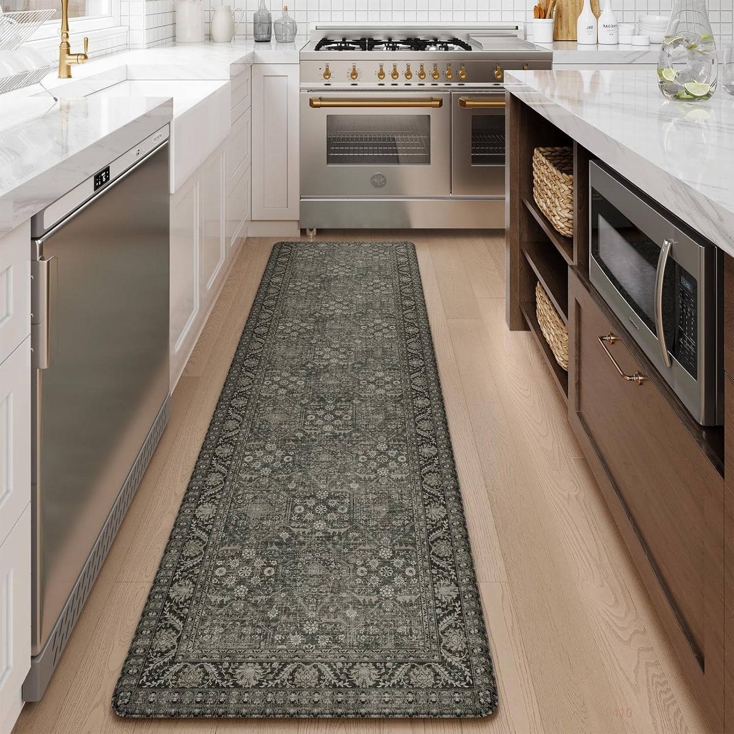 KIMODE Anti Fatigue Kitchen Mats for Comfort and Style