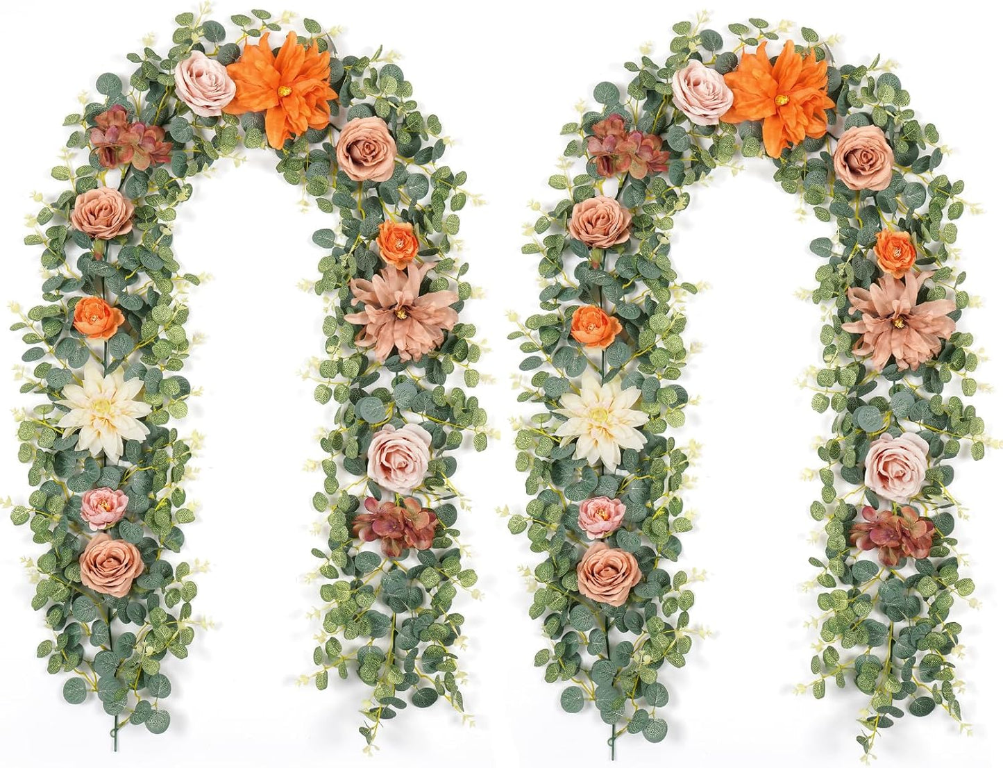 Fall Garland Decor with Eucalyptus Flowers for Stunning Displays