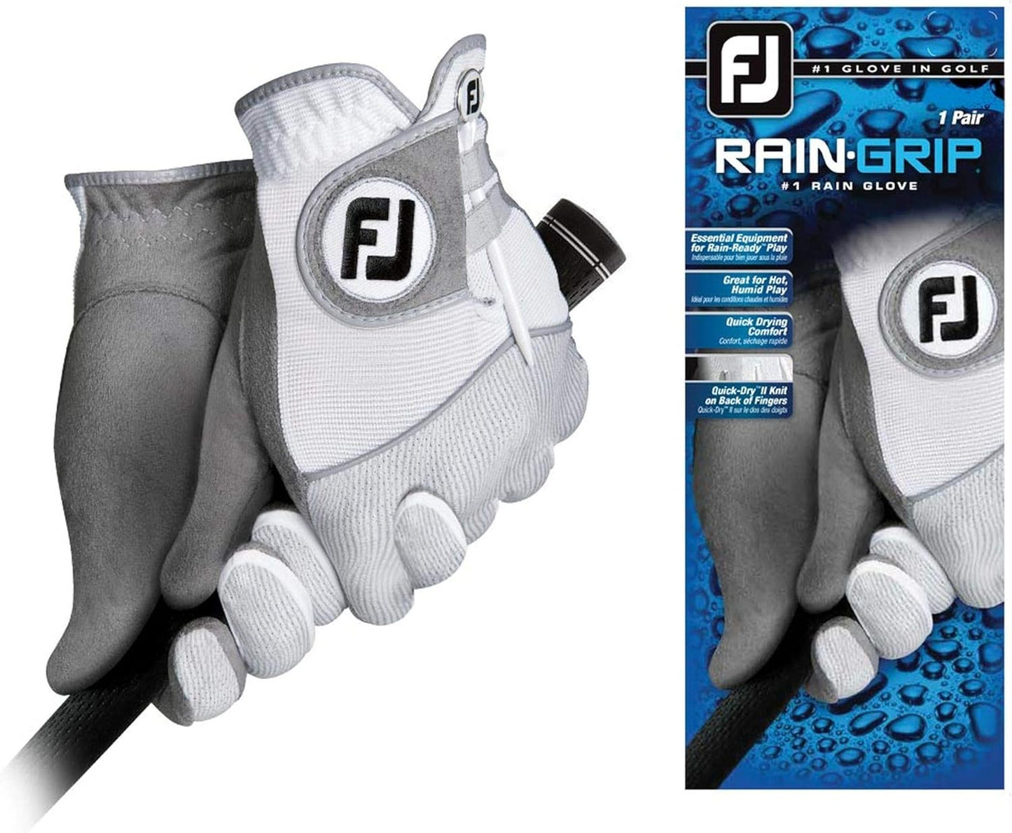 FootJoy RainGrip Golf Gloves - Ultimate Wet Weather Performance