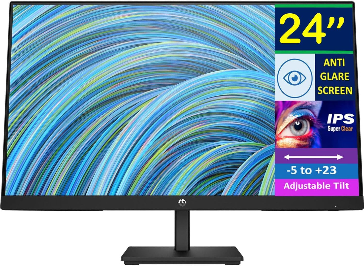 HP 24 Full HD 1080P Monitor: Vibrant Colors!