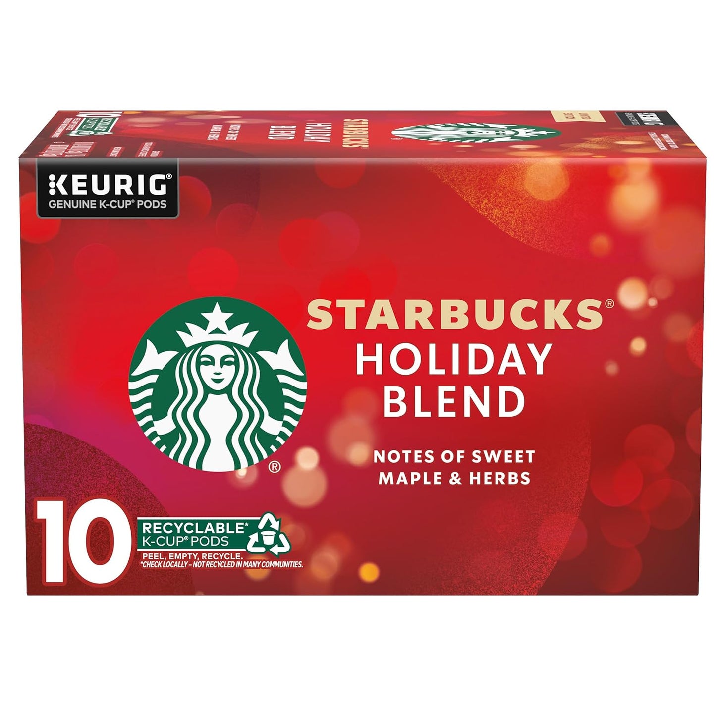 Starbucks Holiday Blend K-Cup Pods - Limited Edition